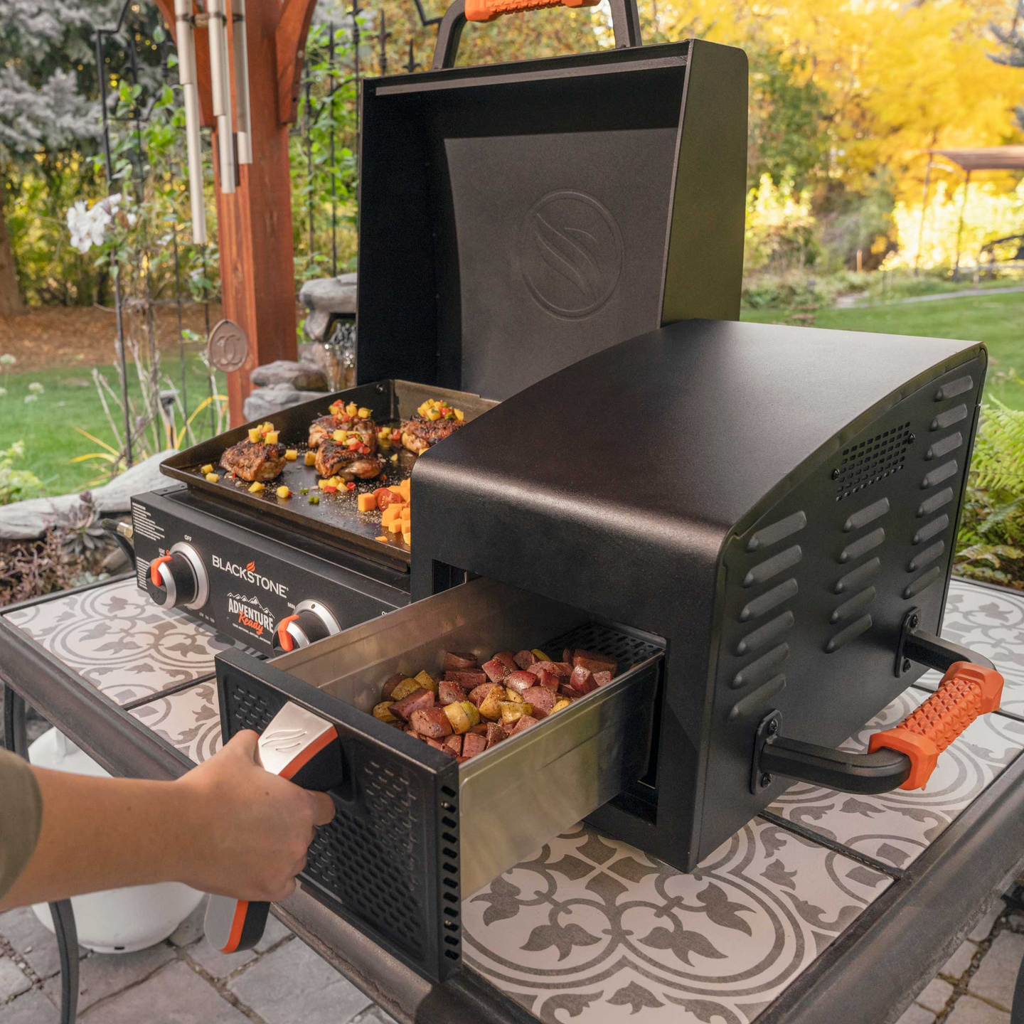 ParilaGrilli 17'' Blackstone airfryerilla 12v