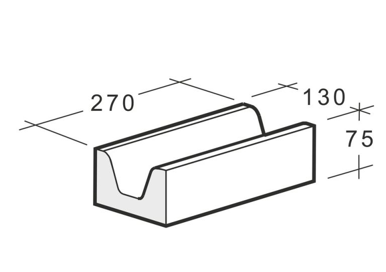 Palkkitiili Kahi NKH 270x130x75