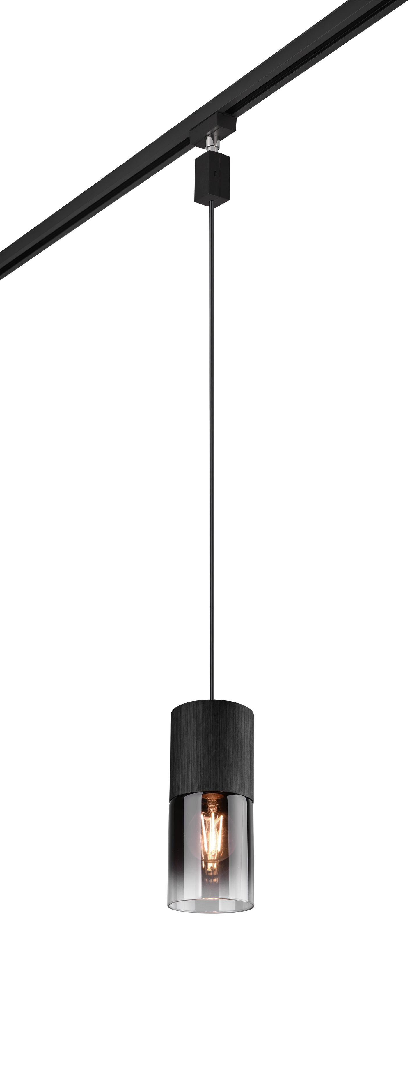 Riippuvalaisin TRIO Duoline Robin E27 1-osainen mattamusta