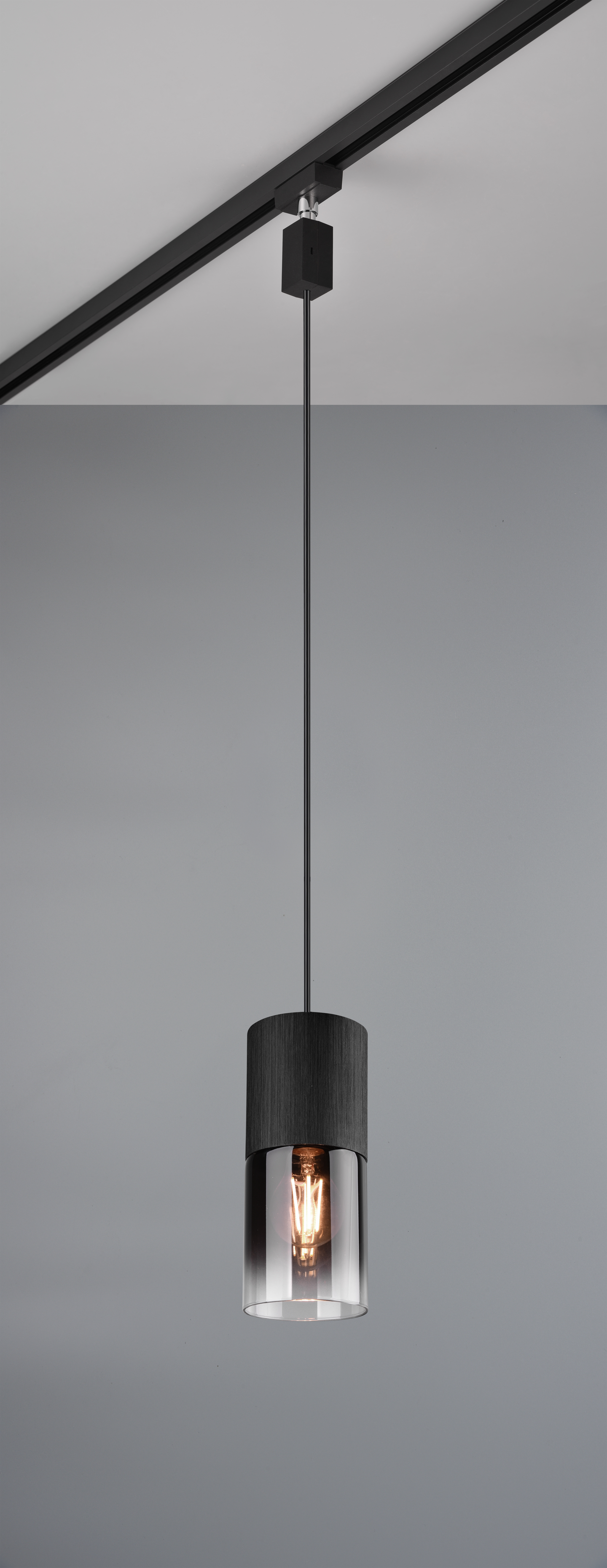 Riippuvalaisin TRIO Duoline Robin E27 1-osainen mattamusta