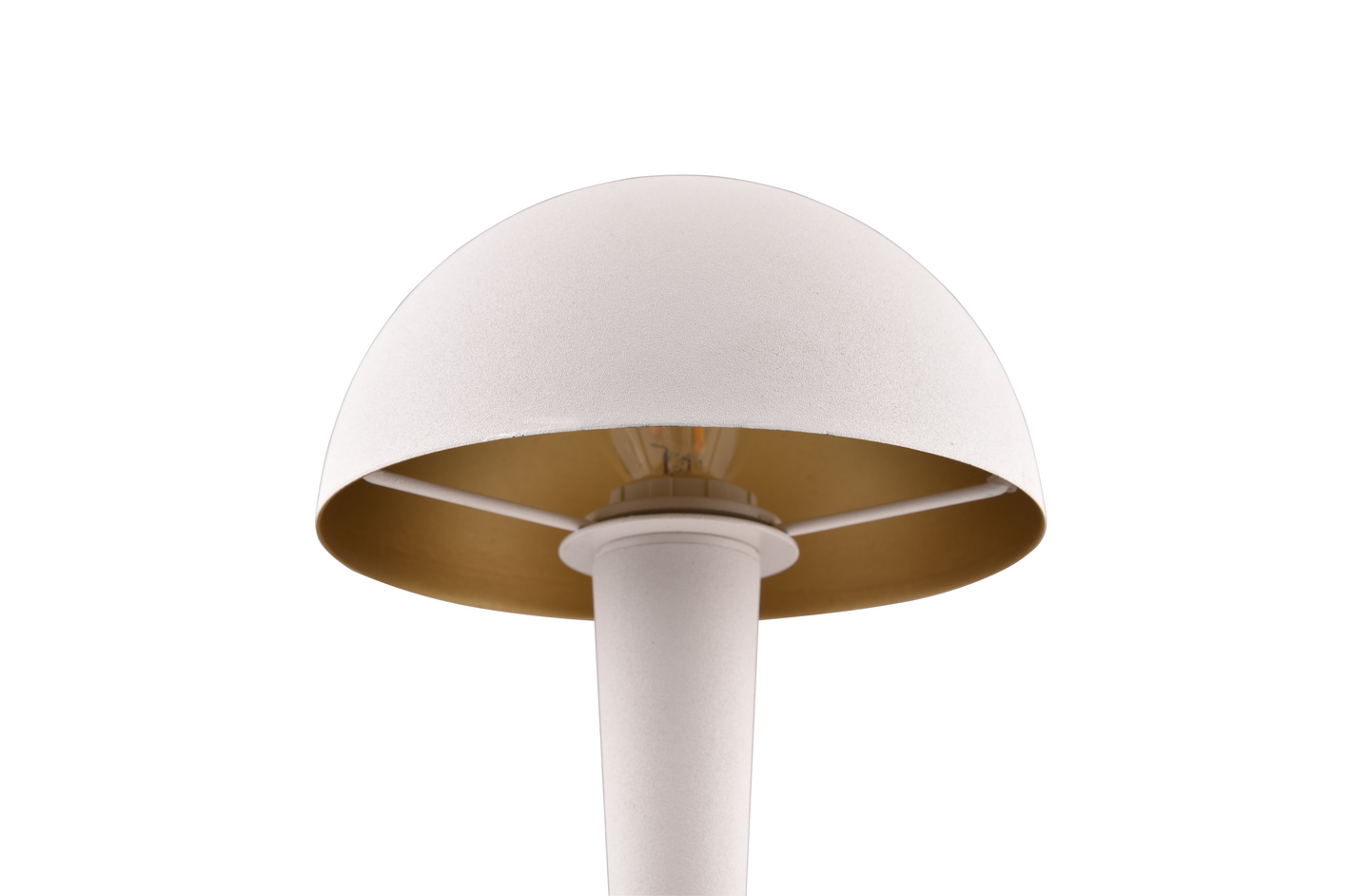 Pöytävalaisin TRIO Canaria E14 mattavalkoinen