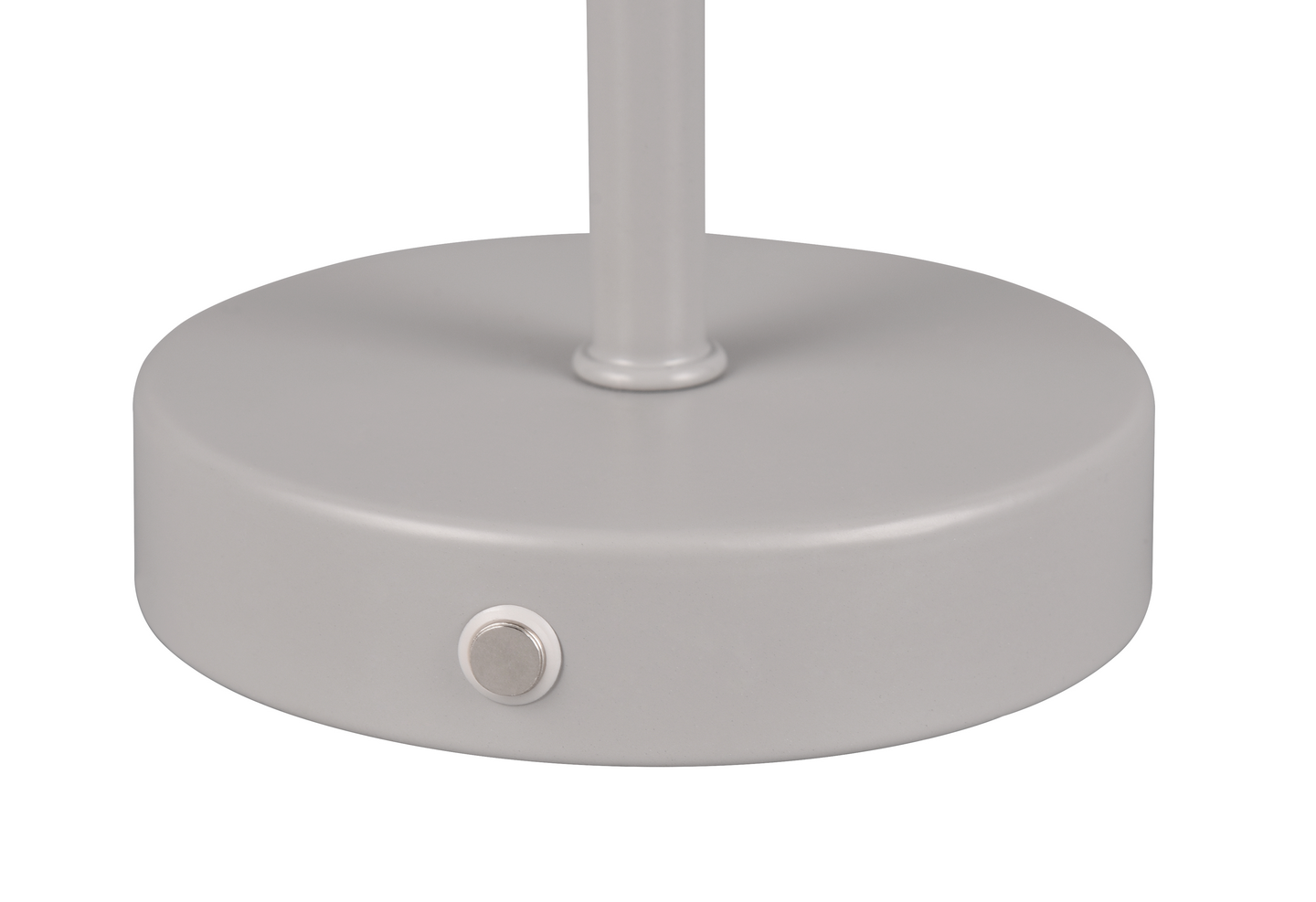 Pöytävalaisin TRIO Jeff ladattava led harmaa