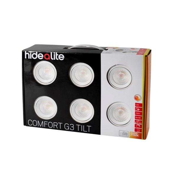Alasvalo Hide-a-lite Comfort G3 Tilt 6-pack Tune valkoinen