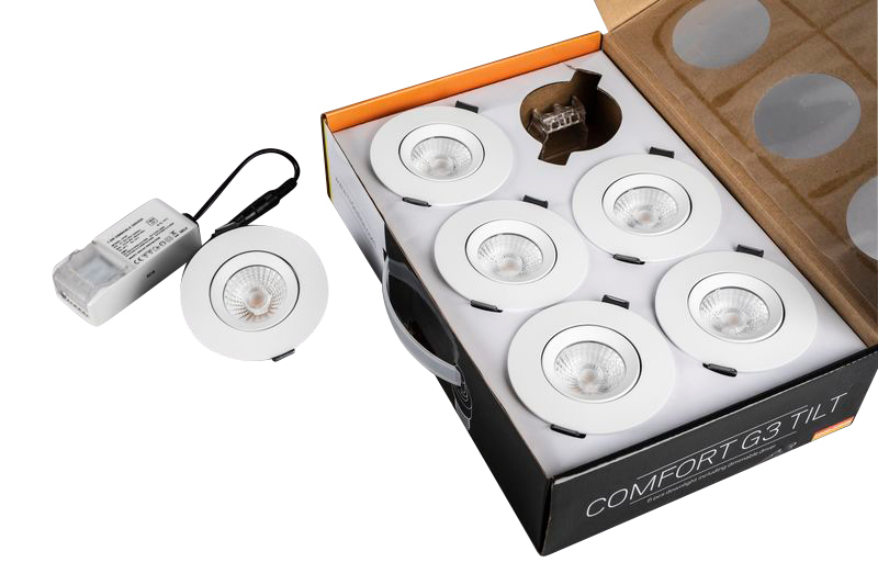 Alasvalo Hide-a-lite Comfort G3 Tilt 6-pack Tune valkoinen