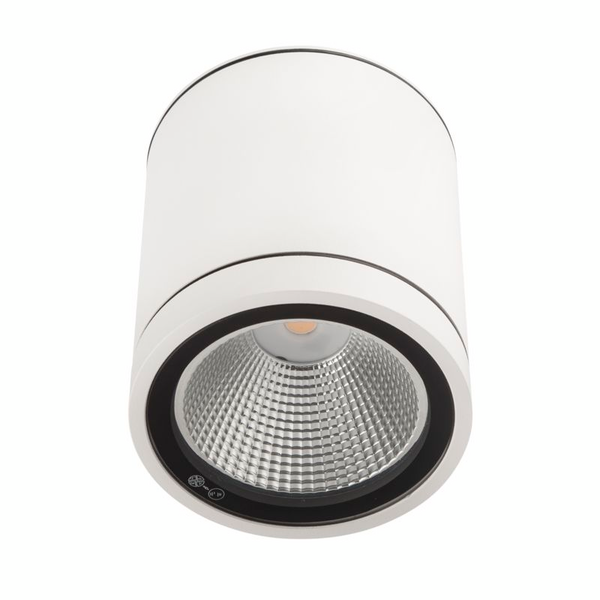 Pinta-asennusvalaisin Hide-a-lite Milo XL Down 3000K valkoinen