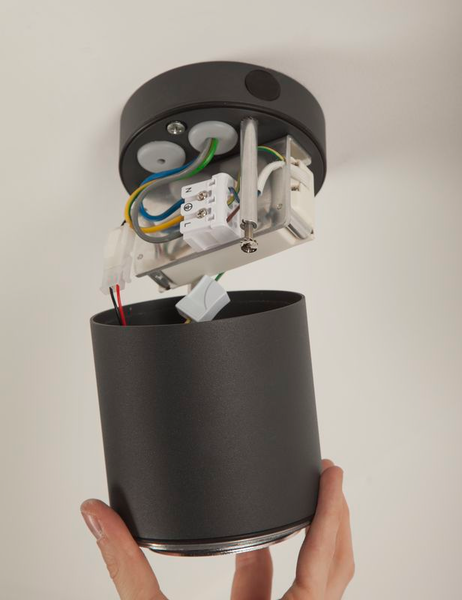 Pinta-asennusvalaisin Hide-a-lite Milo XL Down 3000K antrasiitti