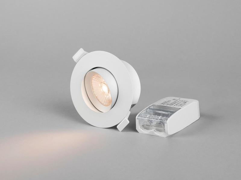 Alasvalo Hide-a-lite Comfort G4 Quick Iso Tilt IP44 520lm 7,5W Tune 6-pack