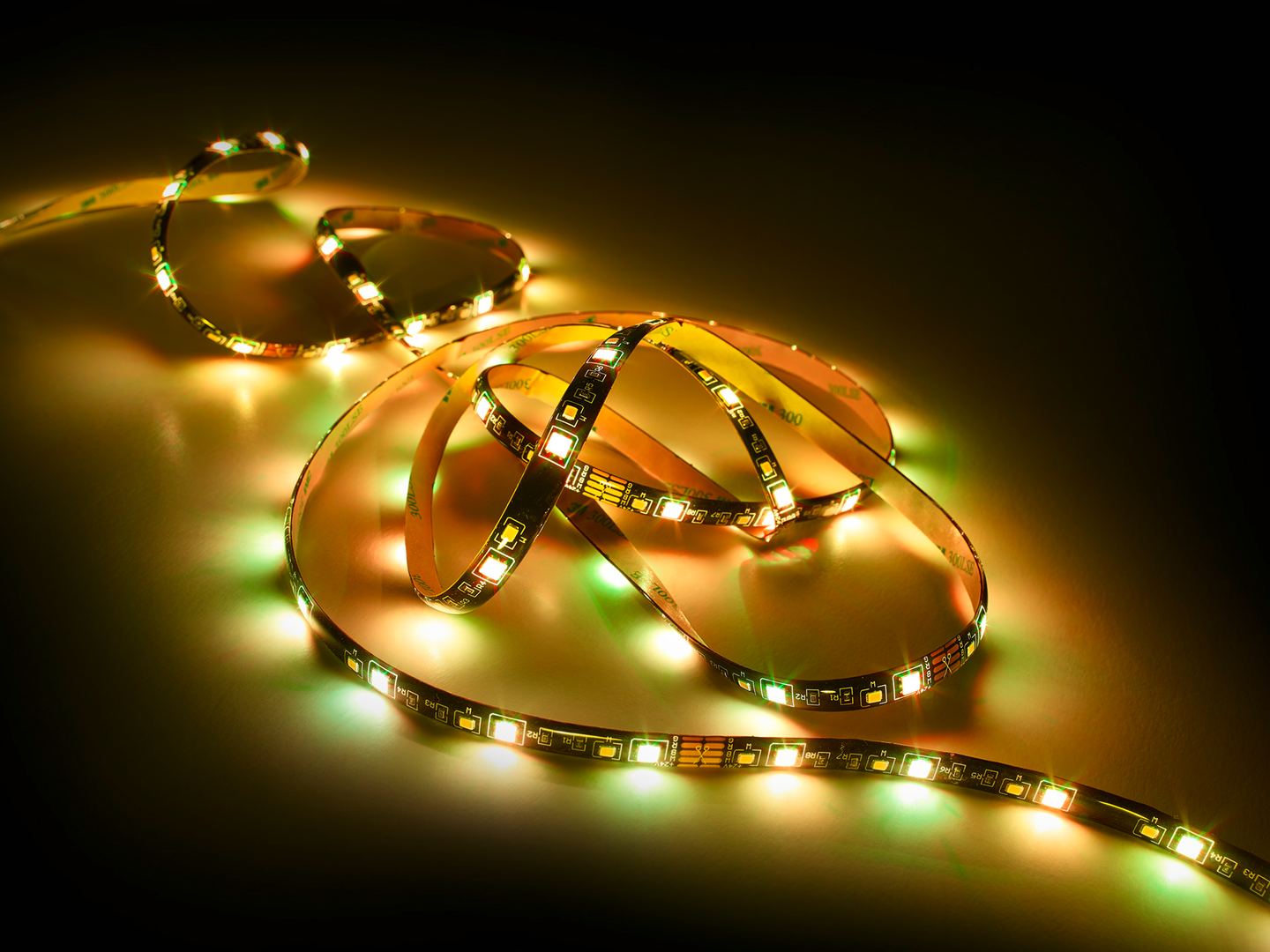 Led-nauha TRIO Rush 10,5W 3m RGB musta