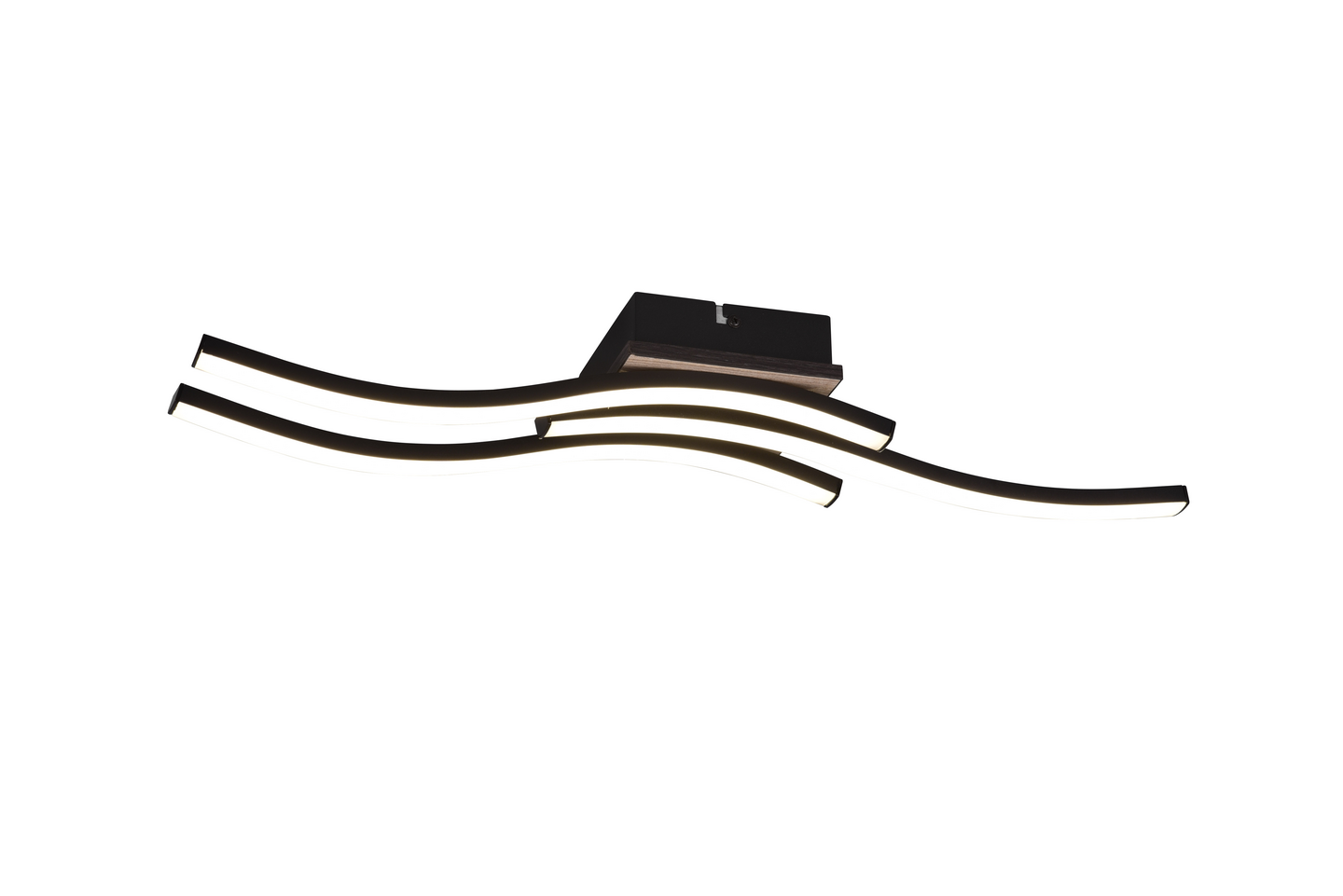 Kattovalaisin TRIO Route led 500lm 3-osainen mattamusta/puu