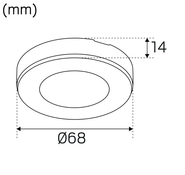 Korotusrengas Hide-a-lite lisätarvike kehys Spot Slim alumiini