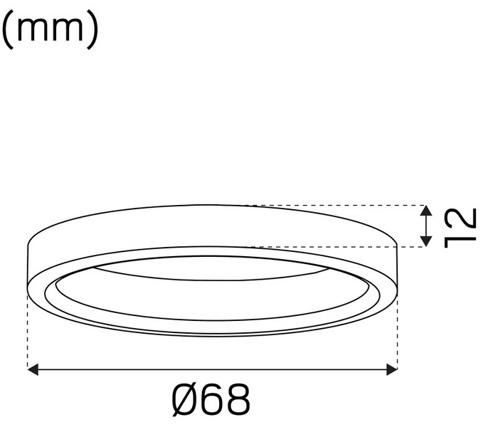 Korotusrengas Hide-a-lite lisätarvike kehys Spot Slim alumiini