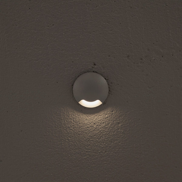 Uppovalaisin Hide-a-lite Deco I 3000K 1,2W harmaa