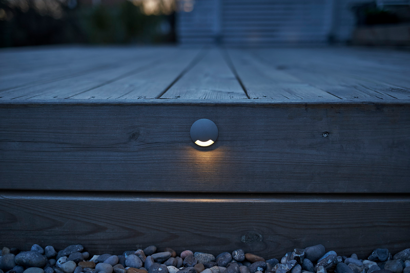 Uppovalaisin Hide-a-lite Deco I 3000K 1,2W harmaa