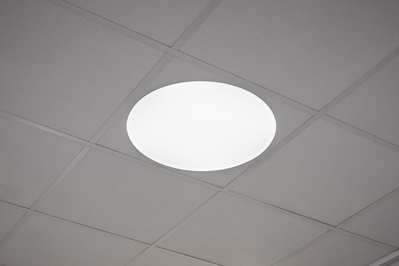 Mekaaninen lisätarvike Hide-a-lite Lean peitelevy panel pyöreä