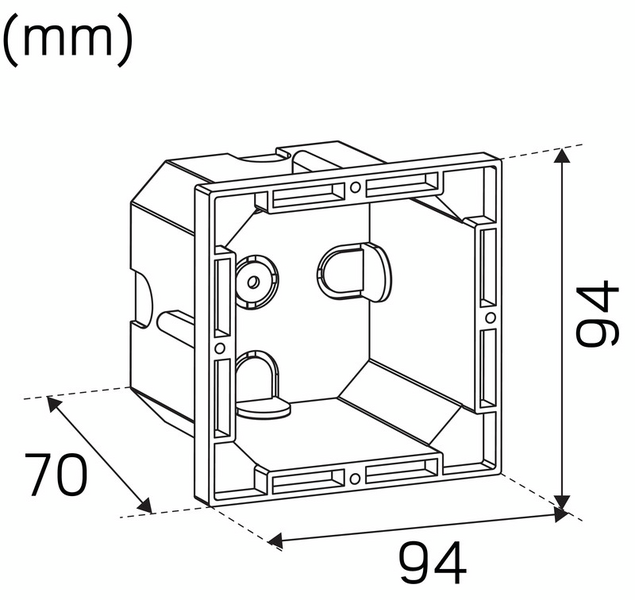 Ulkoseinävalaisin Hide-a-lite Indicate Multi antrasiitti