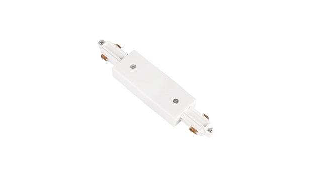 Kiskotarvike Hide-a-lite LiteTrac keskiliitin 1-vaihe valkoinen