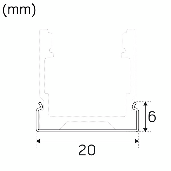 Valaisinkiinnike Hide-a-lite Art 2kpl valkoinen