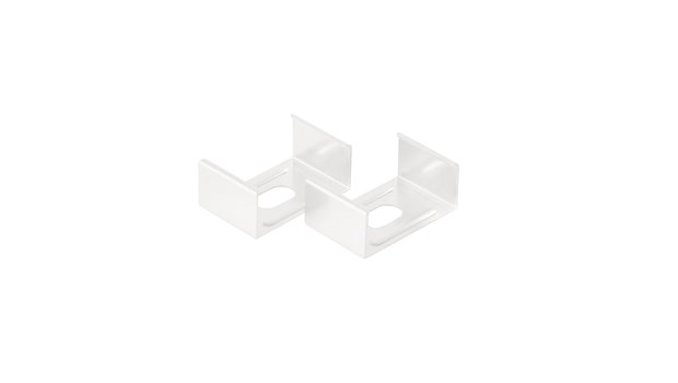 Valaisinkiinnike Hide-a-lite Art 2kpl valkoinen