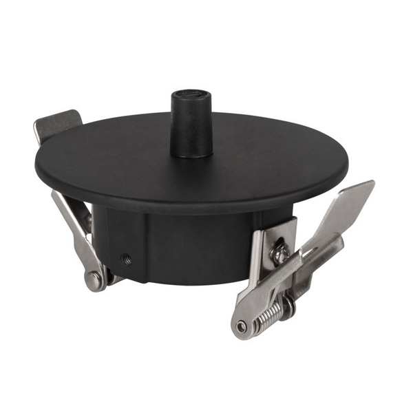 Mekaaninen lisätarvike Hide-a-lite Litetra kattokuppi uppo jousilla musta