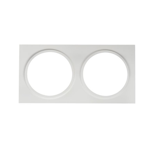 Mekaaninen lisätarvike Hide-a-lite koristekehys II Ø85mm valkoinen