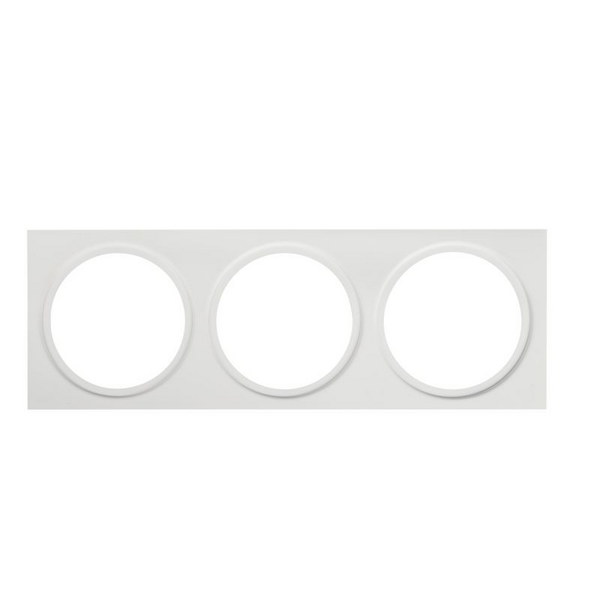 Mekaaninen lisätarvike Hide-a-lite koristekehys III Ø85mm valkoinen