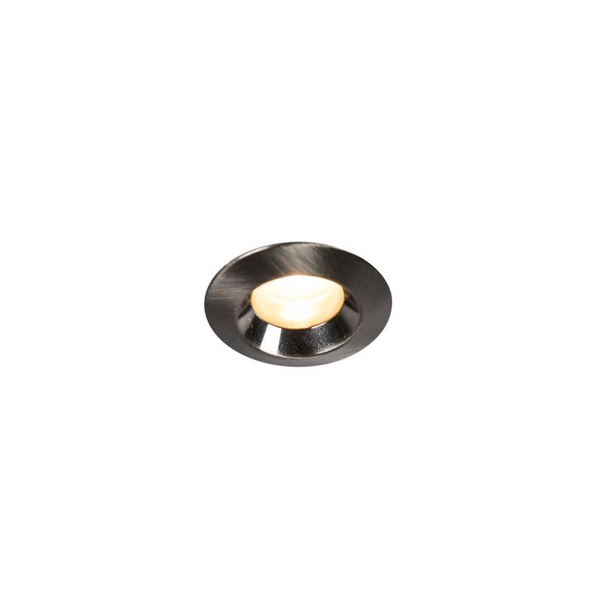 Led-alasvalo Hide-a-lite Core Smart IP44 60lm 45° 1,2W 2700K harjattu teräs