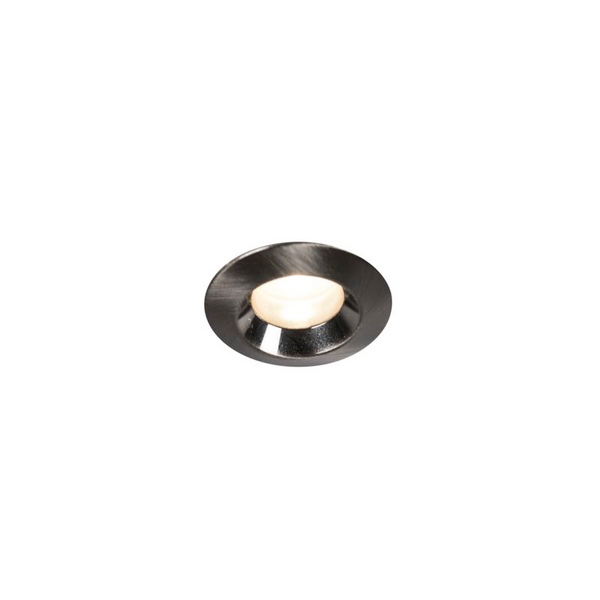 Led-alasvalo Hide-a-lite Core Smart IP44 60lm 45° 1,2W 3000K harjattu teräs