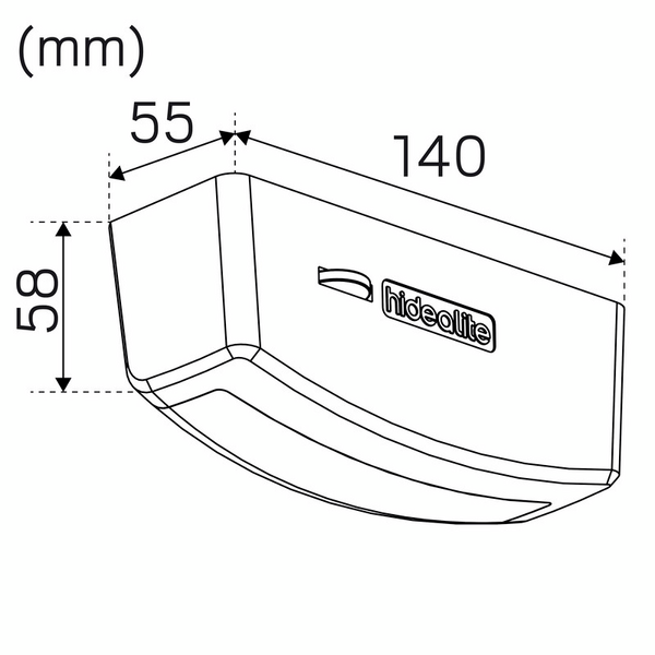 Kalustevalaisin Hide-a-lite Kloss IP20 6,5W 3000K 230V valkoinen