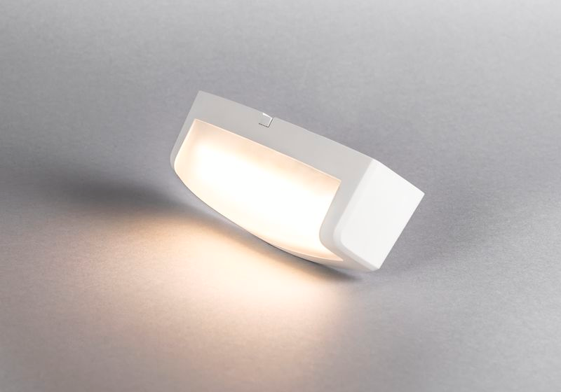 Kalustevalaisin Hide-a-lite Kloss IP20 6,5W 3000K 230V valkoinen