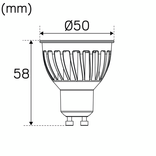 Led-alasvalo Hide-a-lite Comfort Quick Outdoor GU10 IP20 470lm 5,8W 3000K harmaa
