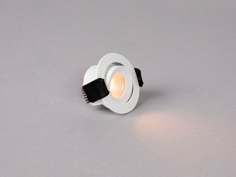 Led-alasvalo Hide-a-lite Optic XS IP44 205lm 4W Tune Tilt valkoinen