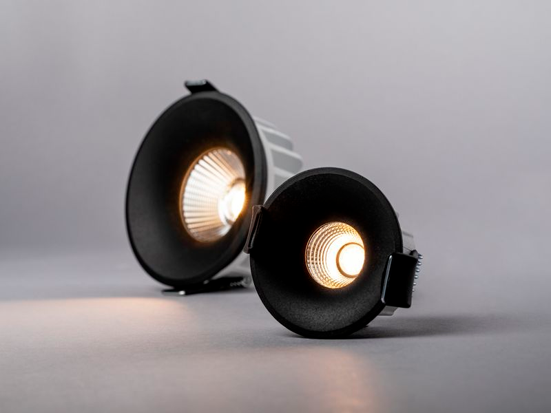 Koristerengas Hide-a-lite Optic Deep valaisinkehys musta