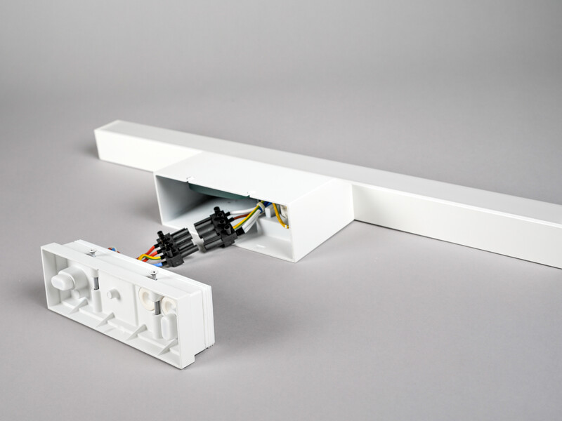 Kalustevalaisin Mirro Hide-a-lite IP44 1370lm himmennettävä valkoinen