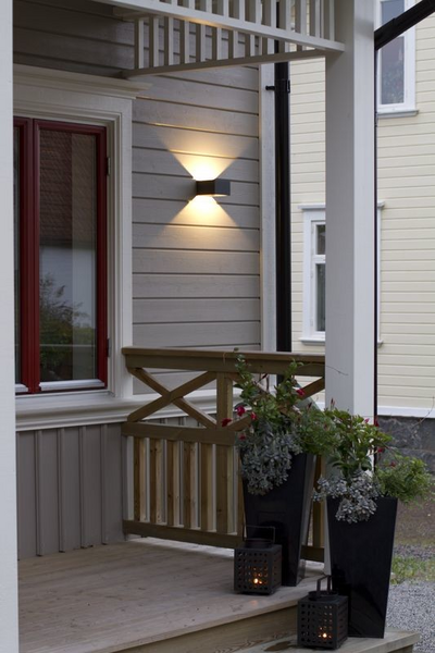 Ulkoseinävalaisin Case Wall Hide-a-lite IP55 valkoinen