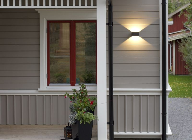 Ulkoseinävalaisin Case Wall Hide-a-lite IP55 valkoinen