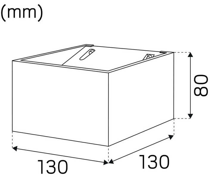 Ulkoseinävalaisin Case Wall Hide-a-lite IP55 harmaa