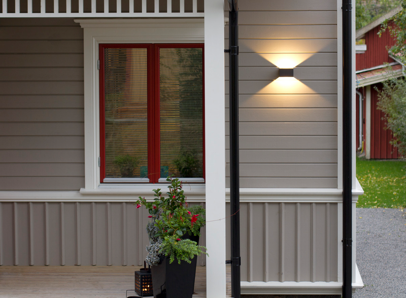 Ulkoseinävalaisin Case Wall Hide-a-lite IP55 harmaa