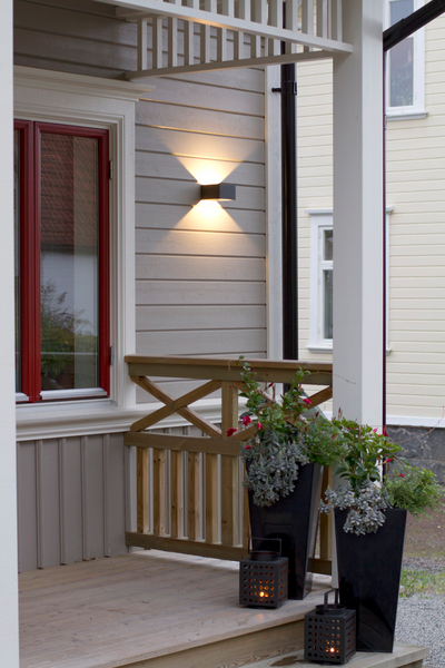 Ulkoseinävalaisin Case Wall Hide-a-lite IP55 antrasiitti