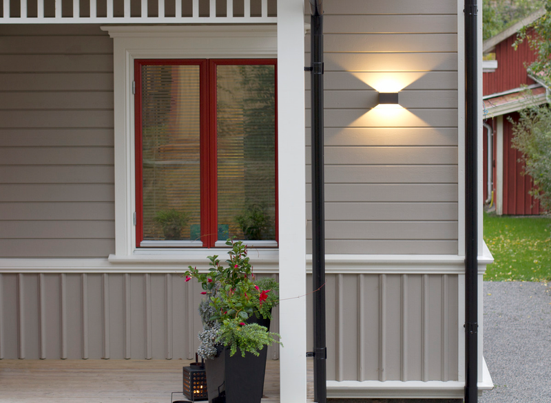 Ulkoseinävalaisin Case Wall Hide-a-lite IP55 antrasiitti