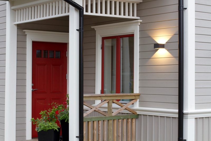 Ulkoseinävalaisin Case Wall Hide-a-lite IP55 antrasiitti