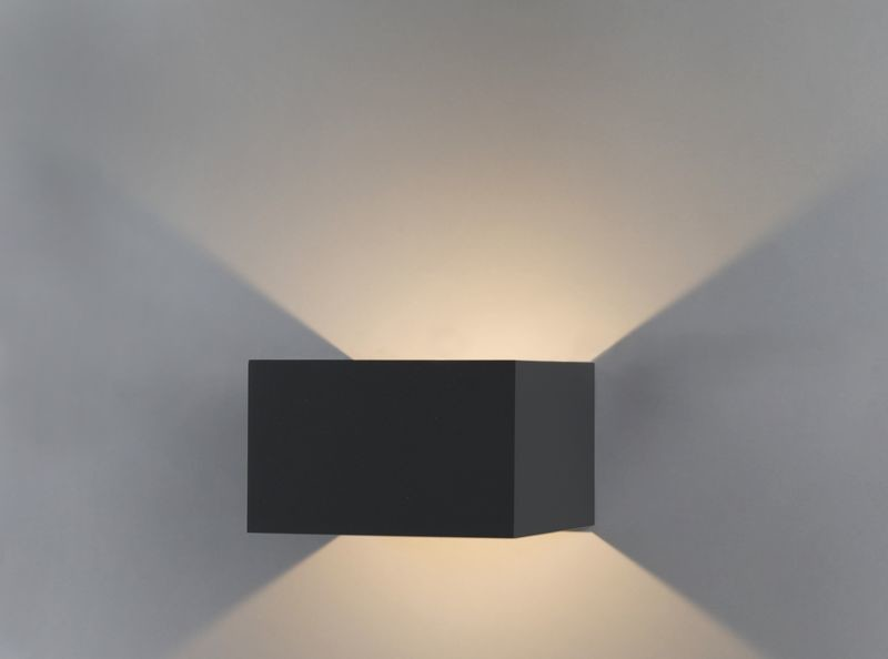 Ulkoseinävalaisin Case Wall Hide-a-lite IP55 antrasiitti