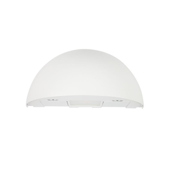 Ulkoseinävalaisin Arc Hide-a-lite pistorasia valkoinen