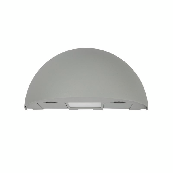 Ulkoseinävalaisin Arc Hide-a-lite pistorasia harmaa