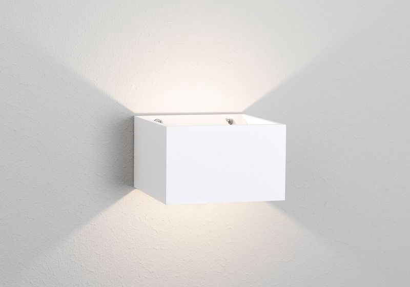 Ulkoseinävalaisin Case Hide-a-lite IP55 valkoinen 4000k