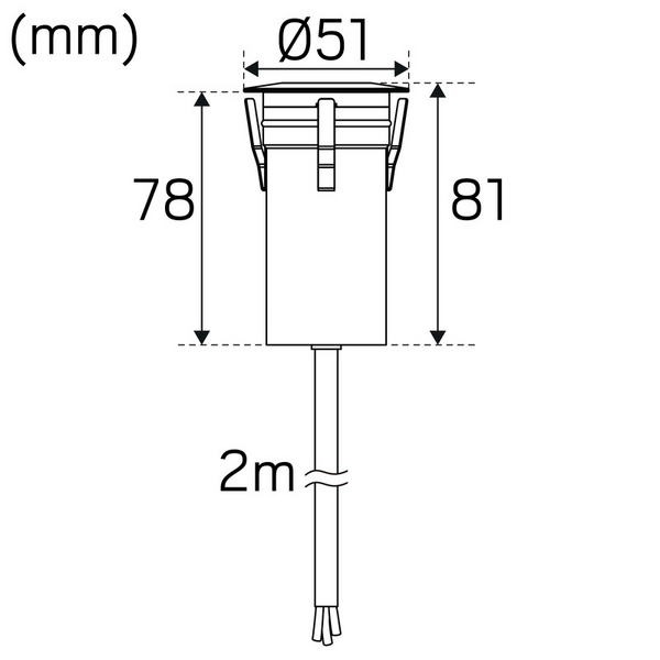 Maavalaisin Decklight Super Hide-a-lite 230v 45°