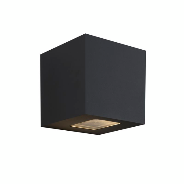 Ulkoseinävalaisin Cube Xl I Hide-a-lite IP65 925lm 12,5w antrasiitti