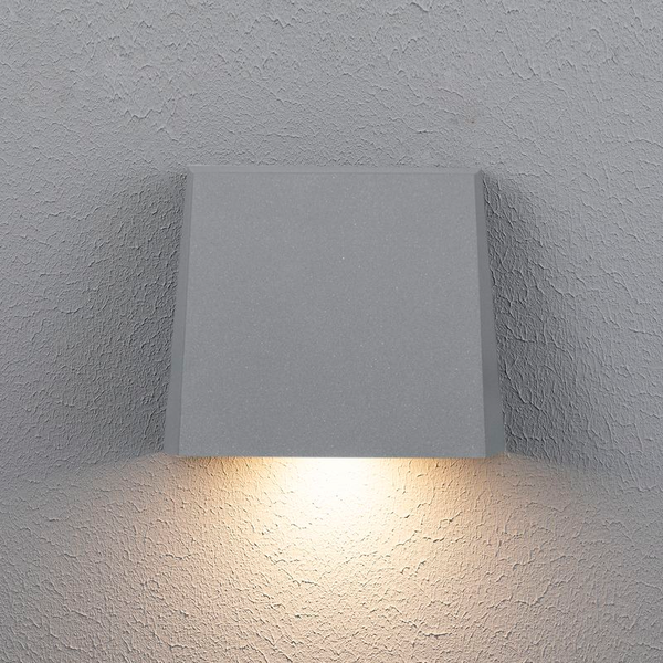 Ulkoseinävalaisin Edge Xl Hide-a-lite IP65 660lm 12,5w harmaa