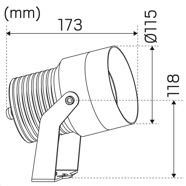 Valonheitin Spot It Hide-a-lite IP65 2320lm 40d 26W