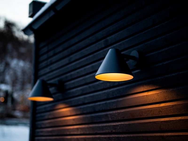 Ulkoseinävalaisin Peak Hide-a-lite antrasiitti