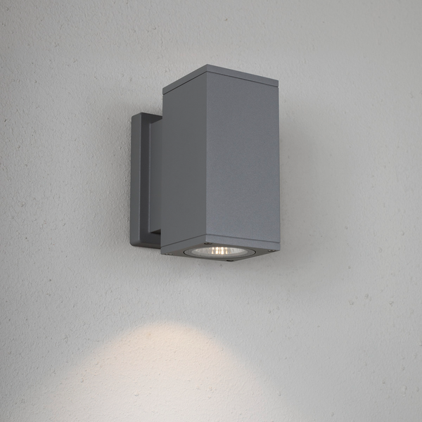 Ulkoseinävalaisin Bloc I Hide-a-lite harmaa 3000k